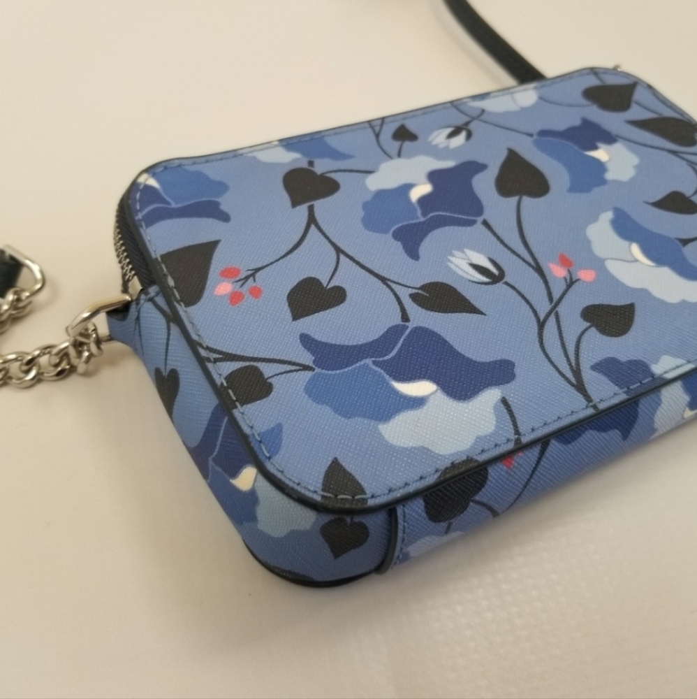 Kate Spade Staci Nouvaeu Bloom Small Double Zip Crossbody - Picture 7 of 14